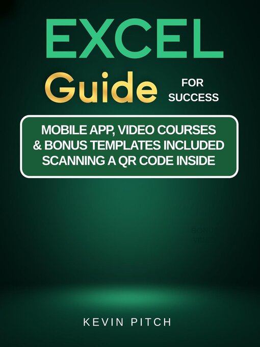 Title details for Excel Guide for Success by Kevin Pitch - Available